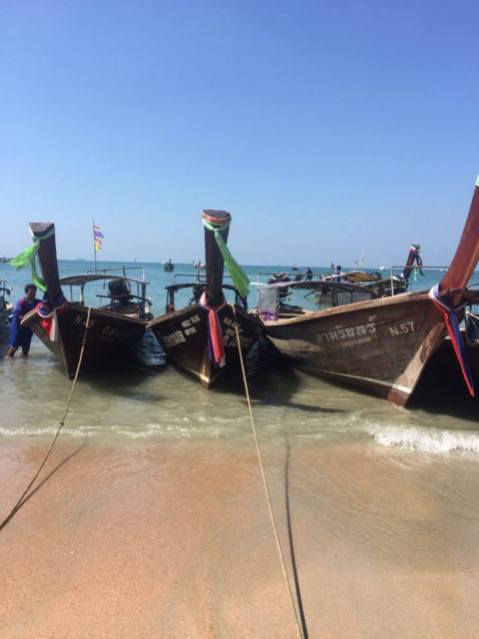 Long Tail boats in beautiful Krabi!